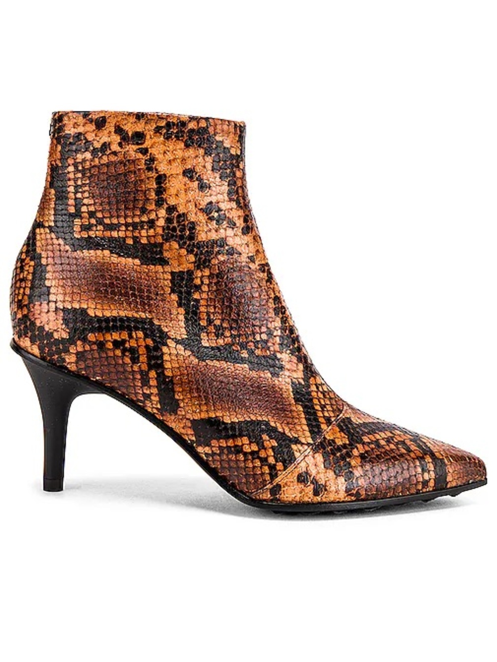 Rag & Bone Womens Snake-Print Pointed Toe Beha Ankle Boots 40/10 Made in Italy